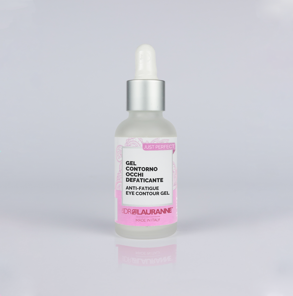Eye contour draining gel with caffeine and hyaluronic acid