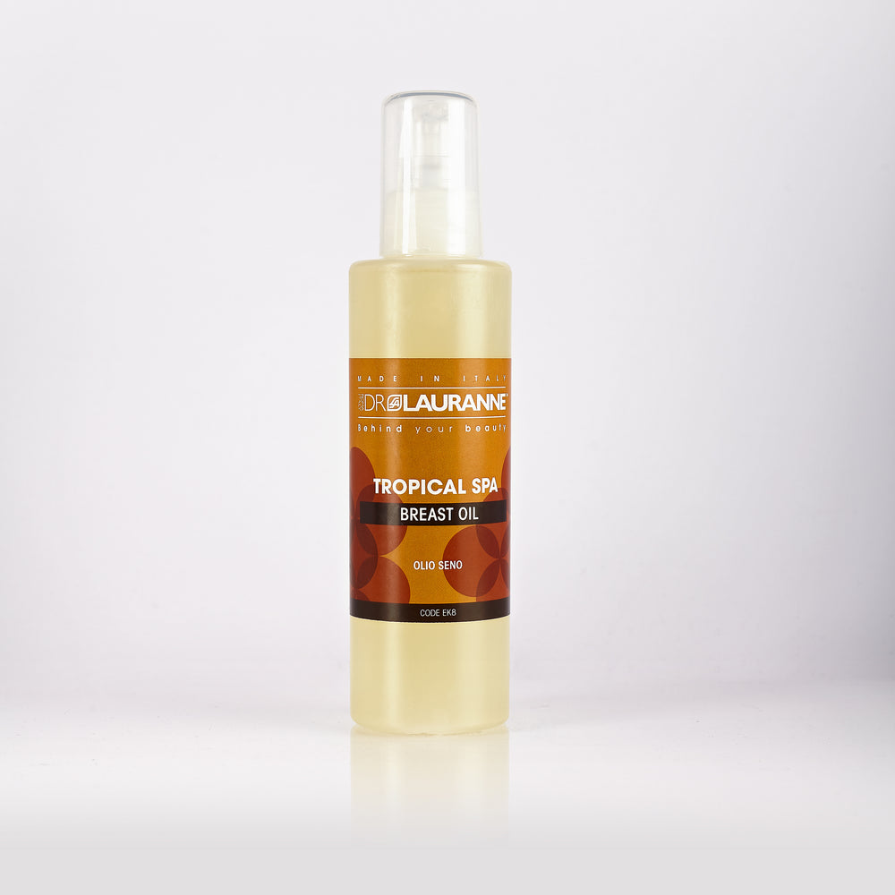 Breast oil - A poly-functional oil that preserves tone and firmness in breast tissues.